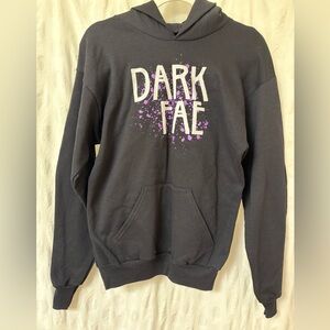 Dark Fae Graphic Hoodie. Women’s medium, youth XL.NWOT.